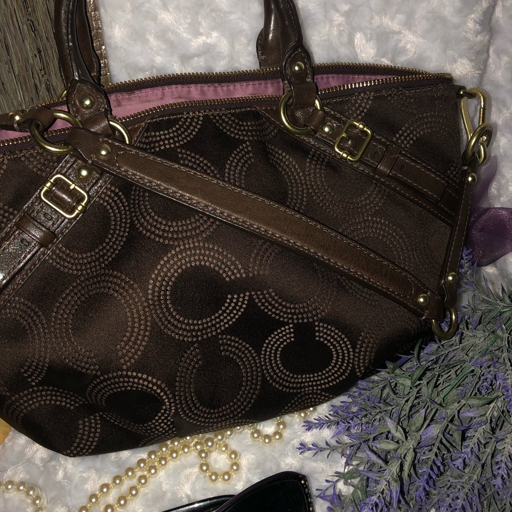 Coach signature satchel